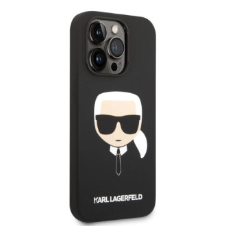 Etui Karl Lagerfeld Silicone Karl´s Head MagSafe na iPhone 14 Pro Max - czarne