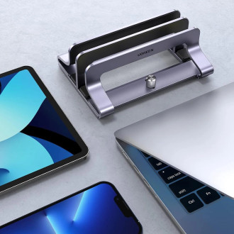 Ugreen hliníkový svislý stojan na notebook stříbrný (LP258)
