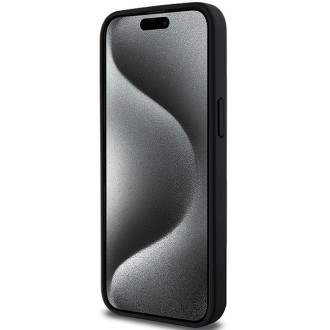 BMW Perforated Twisted Line MagSafe case for iPhone 15 Pro Max - black