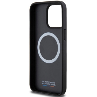 BMW Perforated Twisted Line MagSafe case for iPhone 15 Pro Max - black