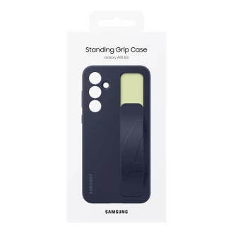 Etui Samsung Standing Grip Case EF-GA556TBEGWW na Samsung Galaxy A55 z uchwytem - niebiesko-czarne