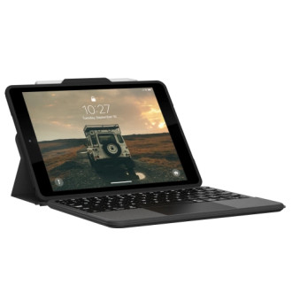 UAG Bluetooth Keyboard Case with Apple Pencil Holder and Touchpad for iPad 10.2&quot; - Black