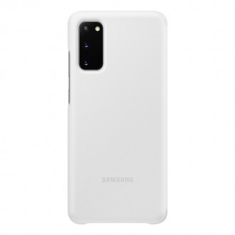 Samsung Clear S-View Pouzdro pro Galaxy S20 White (EF-ZG980CWE)
