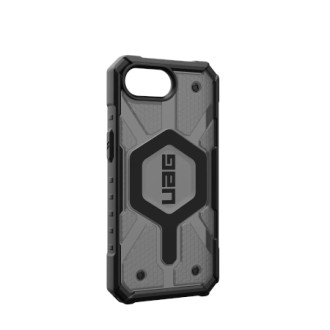 UAG Pathfinder Clear MagSafe iPhone 16e Case - Gray/Black