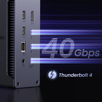 Ugreen U710 13in1 Docking Station 2x Thunderbolt 4 / 4x USB-A / DP / RJ45 / SD TF Reader / USB-C / 3.5mm Mini Jack