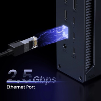 Ugreen U710 13in1 Docking Station 2x Thunderbolt 4 / 4x USB-A / DP / RJ45 / SD TF Reader / USB-C / 3.5mm Mini Jack
