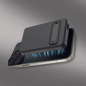 Powerbank Wozinsky WLWP-10KA0Y3S 22.5W PD Qi2 10000 mAh, with stand, 1x USB-A, 1x USB-C - black