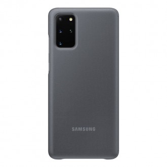 Samsung Clear S-View Pouzdro pro Galaxy S20+ Gray (EF-ZG985CJE)
