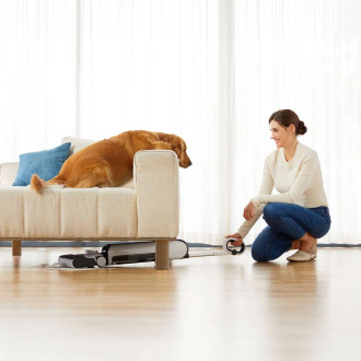 UWANT D100 17000Pa Upright Vacuum Cleaner with Mopping Function and Charging Station - White