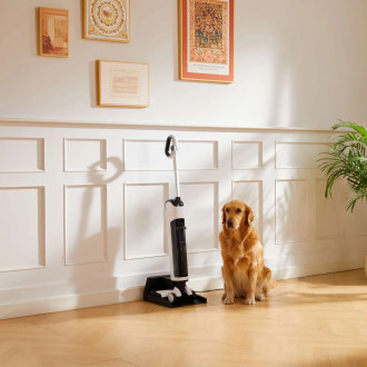 UWANT D100 17000Pa Upright Vacuum Cleaner with Mopping Function and Charging Station - White