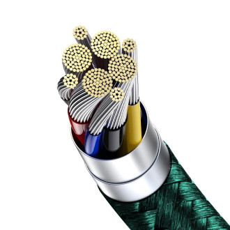 Baseus CATSK-B06 USB-C - USB-C PD cable 100W 5A 480Mb/s 1m - green