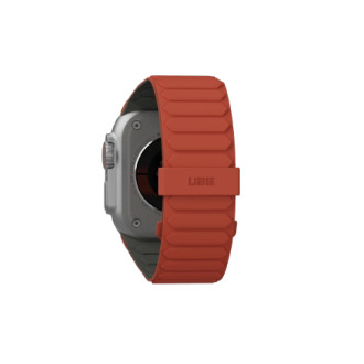 UAG Pathfinder Silicone Double-Sided Magnetic Strap for Apple Watch 42 / 44 / 45 / 46 / 49mm - Gray-Orange