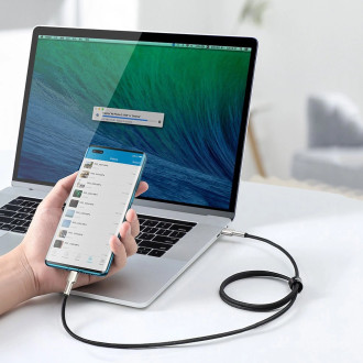 Baseus Cafule Metal Data cable USB Type C - USB Type C 100 W (20 V / 5 A) Power Delivery 2 m green (CATJK-D06)