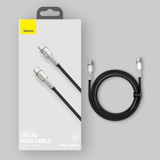 Baseus Cafule Metal Data cable USB Type C - USB Type C 100 W (20 V / 5 A) Power Delivery 2 m green (CATJK-D06)