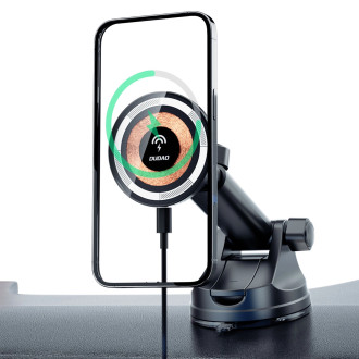 Dudao F12MAX+ magnetický držák kokpitu s indukční nabíječkou MagSafe - černý