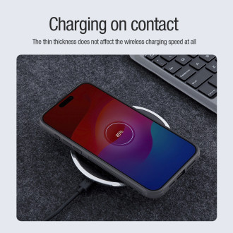 Nillkin Super Frosted Shield Pro Magnetic Case for iPhone 15 Pro - black