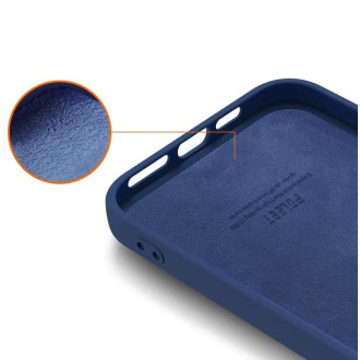 Silicone Case Soft Flexible Rubber Cover for iPhone 13 Pro blue