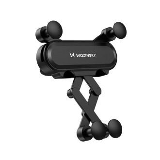 Wozinsky car phone holder gravity for ventilation grille black (WCH-05)