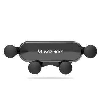 Wozinsky car phone holder gravity for ventilation grille black (WCH-05)