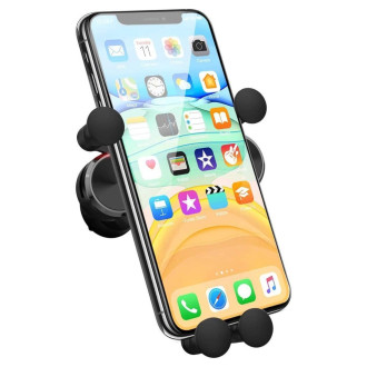 Wozinsky car phone holder gravity for ventilation grille black (WCH-05)