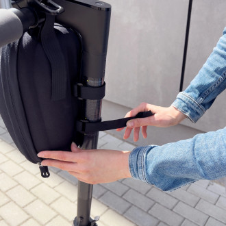 Wozinsky waterproof scooter bar bag scooter bag 4l black (WSB1BK)