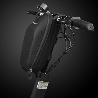 Wozinsky waterproof scooter bar bag scooter bag 4l black (WSB1BK)