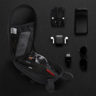 Wozinsky waterproof scooter bar bag scooter bag 4l black (WSB1BK)