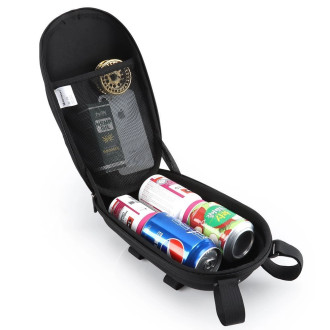 Wozinsky waterproof scooter bar bag scooter bag 4l black (WSB1BK)
