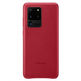 Samsung Kožený Kryt pro Galaxy S20 Ultra Red (EF-VG988LRE)