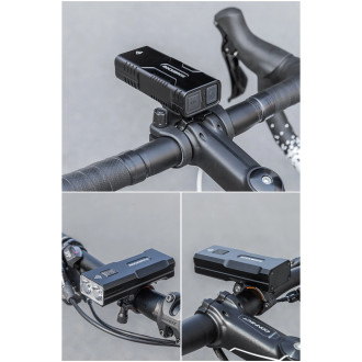Rockbros 24310002001 bicycle light 850 lm with powerbank function + USB-C - USB-A cable - black