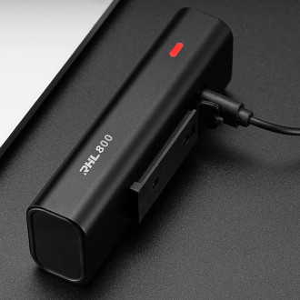 Rockbros 24710012001 front bicycle light 800 lm + USB-C - USB-A cable - black
