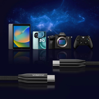 Choetech nabíjecí a datový kabel USB-C - USB-C PD3.1 240W 480 Mbps 2m černý (XCC-1036)