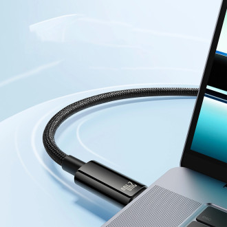 Kabel USB C - USB C 480Mb/s 240W 2m Baseus Tungsten Gold CAWJ040101 - černý