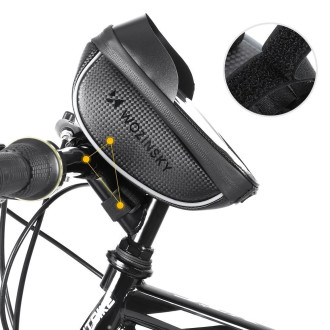 Wozinsky bike handlebar bag with phone case 1l black (WBB16BK)
