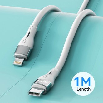 Wozinsky WSTCL1 Lightning / USB-C PD 27W kabel 1 m - bílý