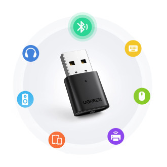 Ugreen Bluetooth 5.0 USB-A adaptér černý (CM390)