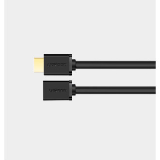 Ugreen cable HDMI extension cable (female) - HDMI (male) 19 pin 1.4v 4K 60Hz 30AWG 2m black (10142)