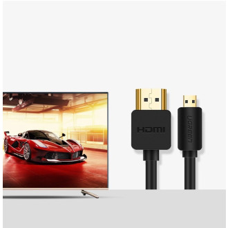 Ugreen cable HDMI - micro HDMI cable 19 pin 2.0v 4K 60Hz 30AWG 1.5m black (30102)