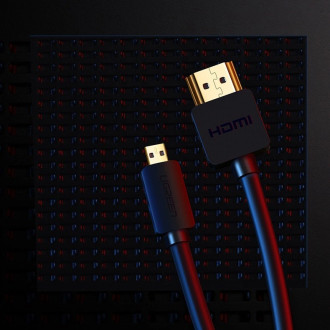 Ugreen cable HDMI - micro HDMI cable 19 pin 2.0v 4K 60Hz 30AWG 1.5m black (30102)