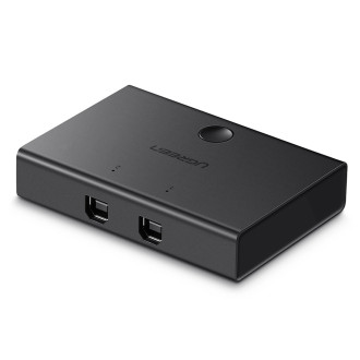 Ugreen přepínač 2xUSB-B - USB-A černý (30345)
