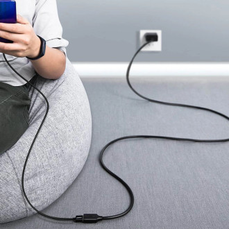 Ugreen USB-A (samec) – prodlužovací kabel adaptéru USB-A (samice) USB 3.0 5 Gb/s 0,5 m černý (US129)