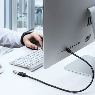 Ugreen USB-A (samec) – prodlužovací kabel adaptéru USB-A (samice) USB 3.0 5 Gb/s 0,5 m černý (US129)