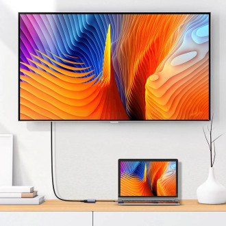 Ugreen převodník adaptéru USB - HDMI 1.3 (1920 x 1080@60Hz) + VGA 1.2 (1920 x 1080@60Hz) šedá (CM449)