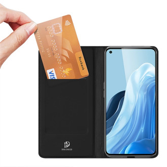Dux Ducis Skin Pro case with a flip Oppo Reno 7 5G / Find X5 Lite black