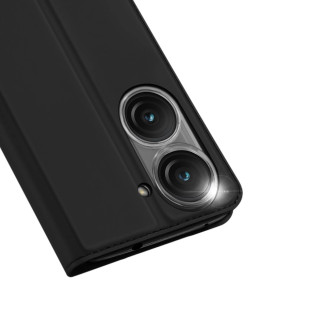 Dux Ducis Skin Pro case for Asus Zenfone 9 flip cover card wallet stand black