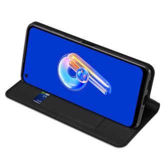 Dux Ducis Skin Pro case for Asus Zenfone 9 flip cover card wallet stand black