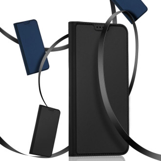 Dux Ducis Skin Pro case for Asus Zenfone 9 flip cover card wallet stand black