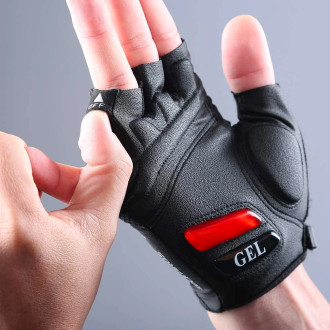 Rockbros S143-BK XL cycling gloves with gel inserts - black