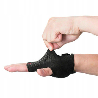 Rockbros S169BGR XL cycling gloves with gel inserts - gray