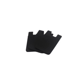 Self-adhesive card case for the back of the phone - black